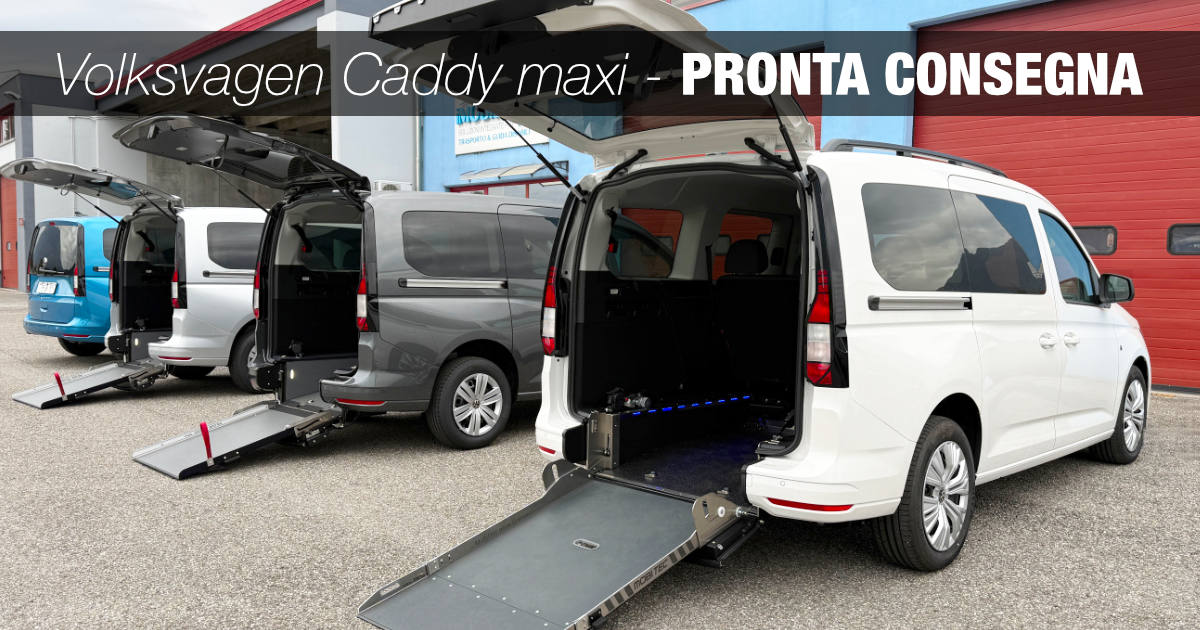 Volkswagen Caddy Maxi per trasporto disabili iMobility