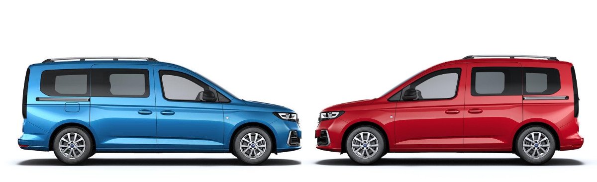 Configurazione Ford tourneo Connect 4+1 vs 5+1